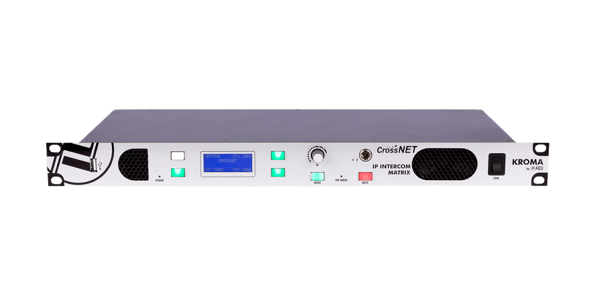 CrossNET — front panel