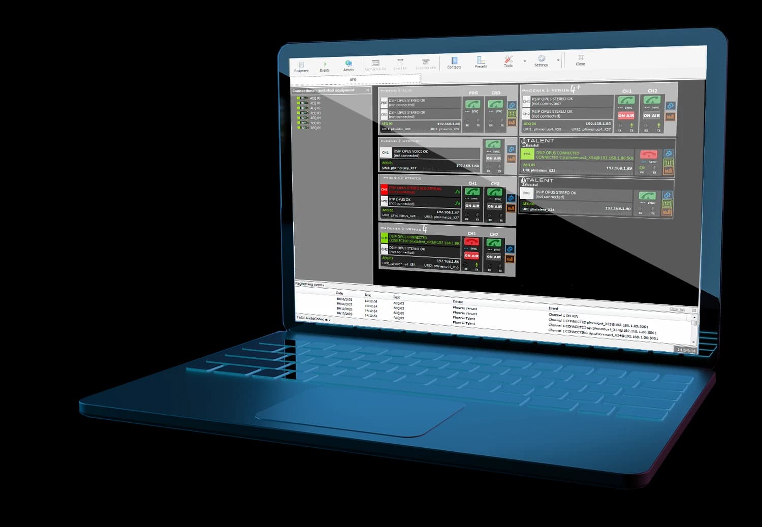Control Phoenix — pantalla general VENUS 4