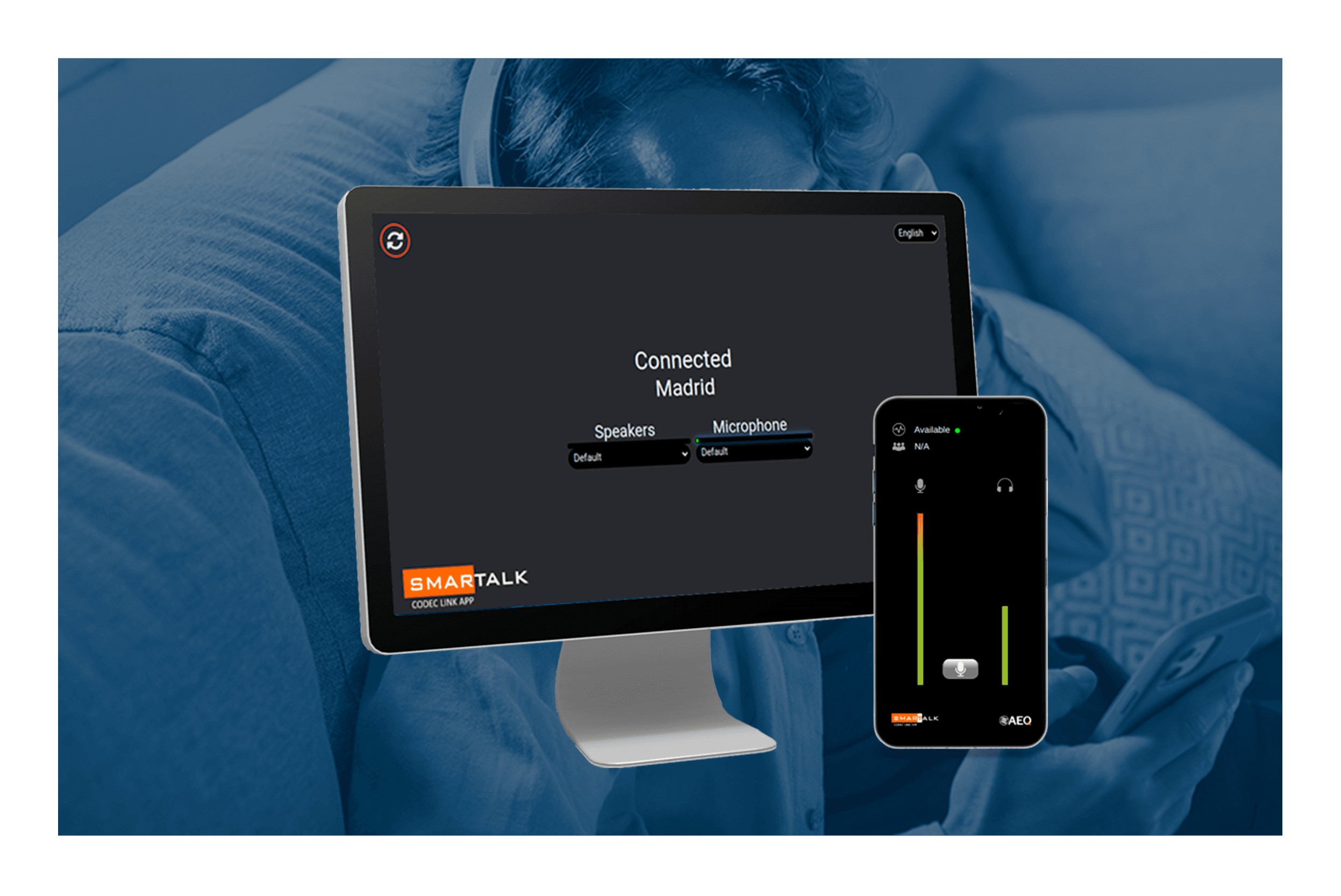AEQ now offers the Smartalk service as a home application for high quality broadcasts from any Smartphone