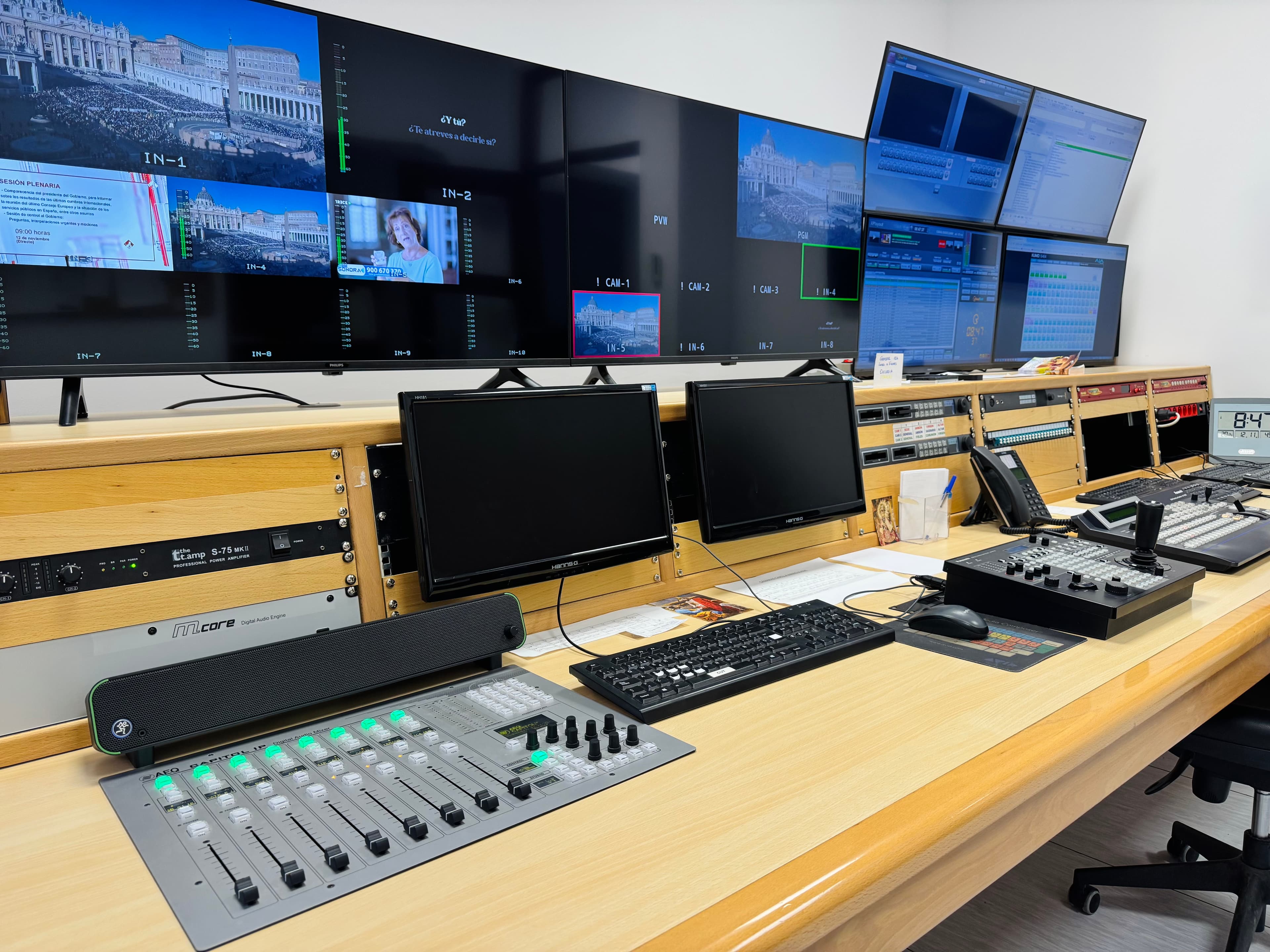 RADIO SANTA MARÍA DE TOLEDO RENEWS ITS BROADCASTING
INFRASTRUCTURE WITH AEQ