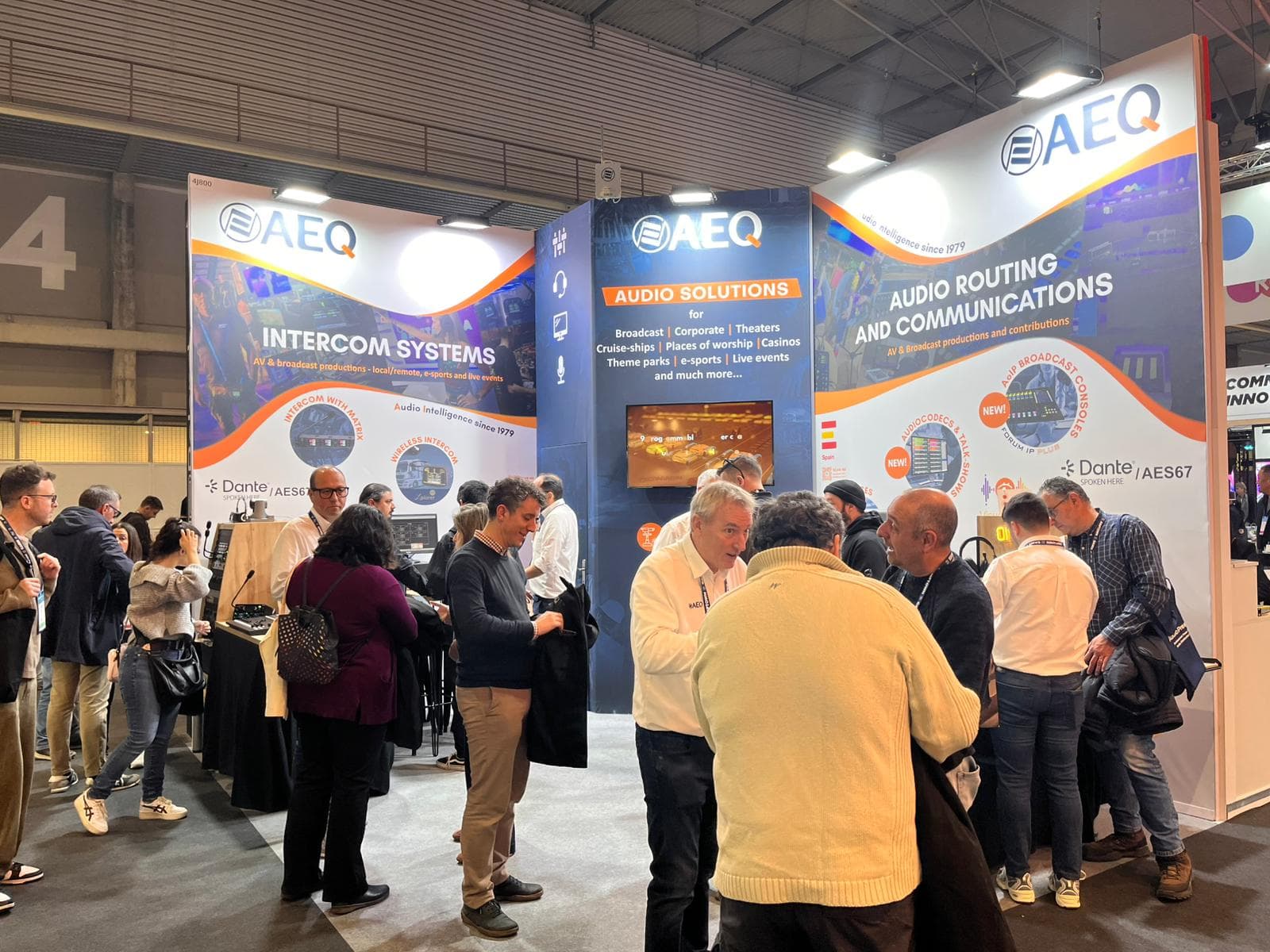 AEQ brings together its key solutions for professional production and broadcasting at ISE 2026